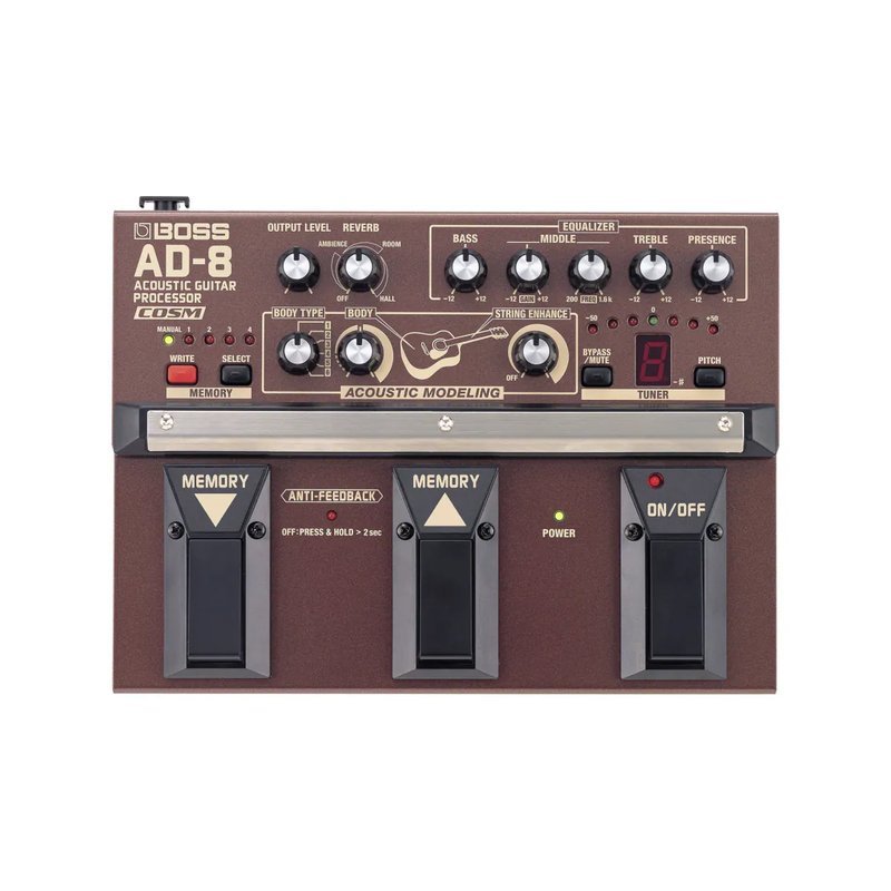BOSS BOSS / AD-8 木吉他綜合效果器 — 三峽木吉他 / 民謠吉他