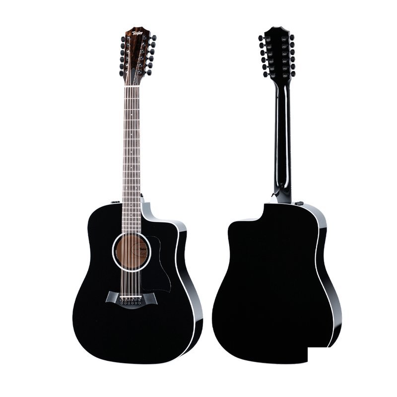 Taylor Taylor 250CE-BLK-DLX 電木吉他 雲杉木 D桶 EQ 附原廠硬盒 — 三峽木吉他 / 民謠吉他