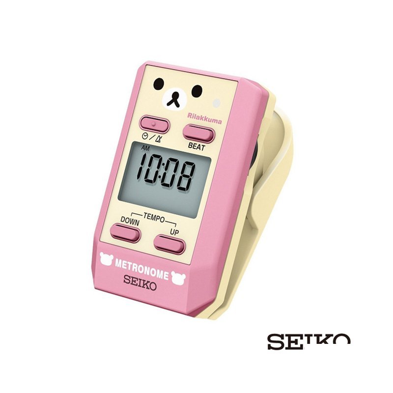 【SEIKO】DM51RKP 牛奶熊 限定版節拍器/時鐘 粉/白 — 三峽鼓 / 打擊