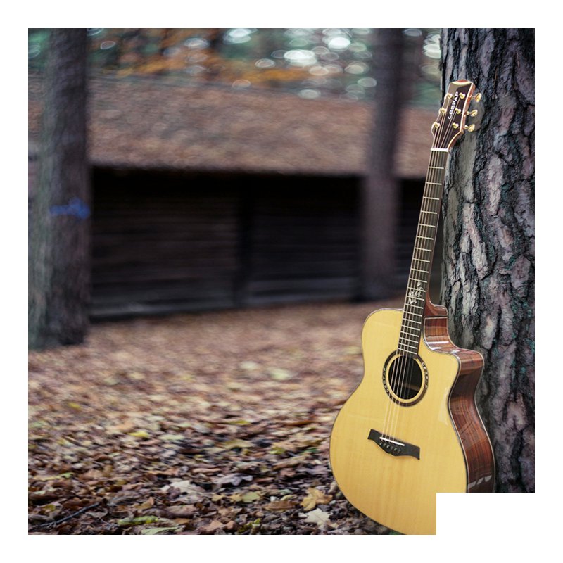 LEGPAP LEGPAP GA300NA-R 41吋 GA桶 雲杉木 全單板吉他 側背板玫瑰木 民謠吉他 — 三峽木吉他 / 民謠吉他