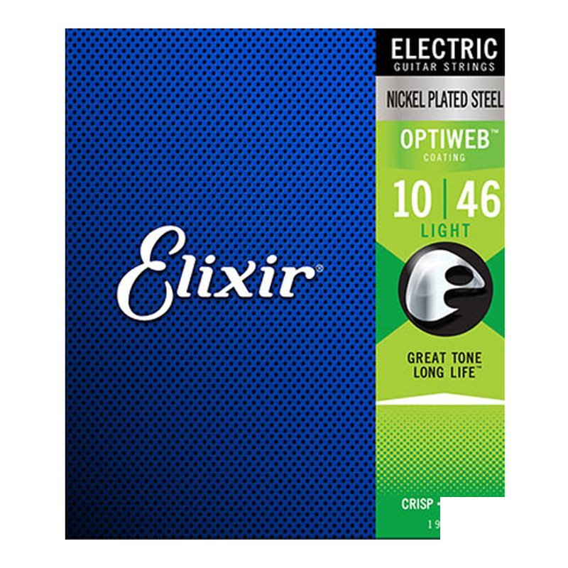 Elixir ELIXIR OPTIWEB 超薄包覆 10-46 電吉他弦（19052） — 三峽電吉他