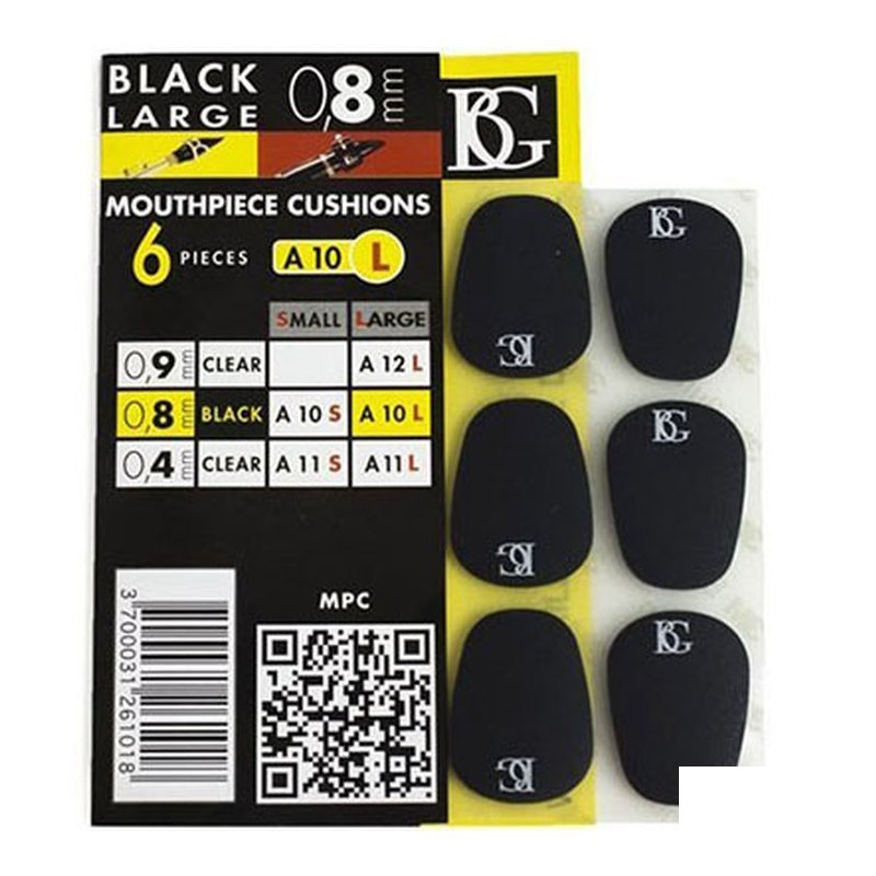 法國 BG 薩克斯風 豎笛 A10L 吹嘴墊片 吹口護片 （大）六片裝 — 三峽銅管 / 管樂