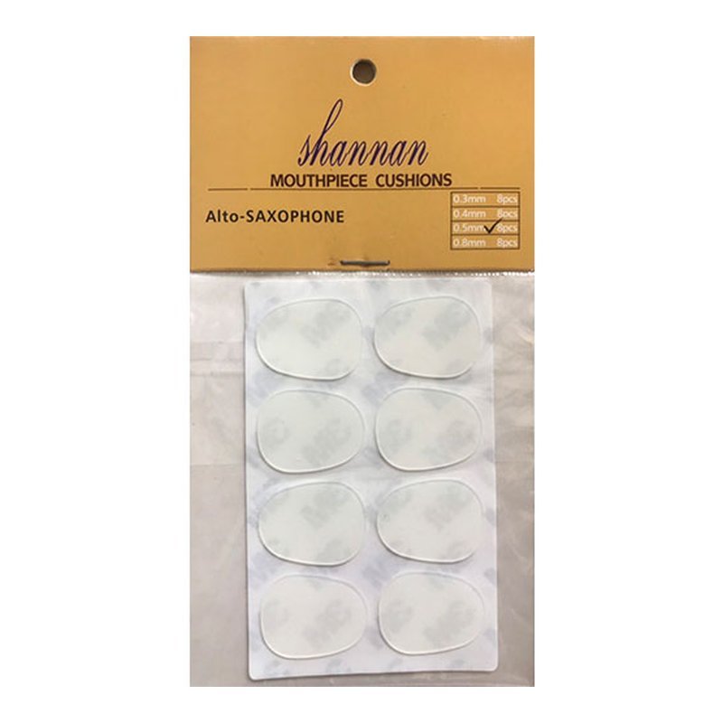 ALTO ALTO 中音 薩克斯風 吹嘴墊片 牙墊 (0.5mm) 8片 白色 — 三峽銅管 / 管樂