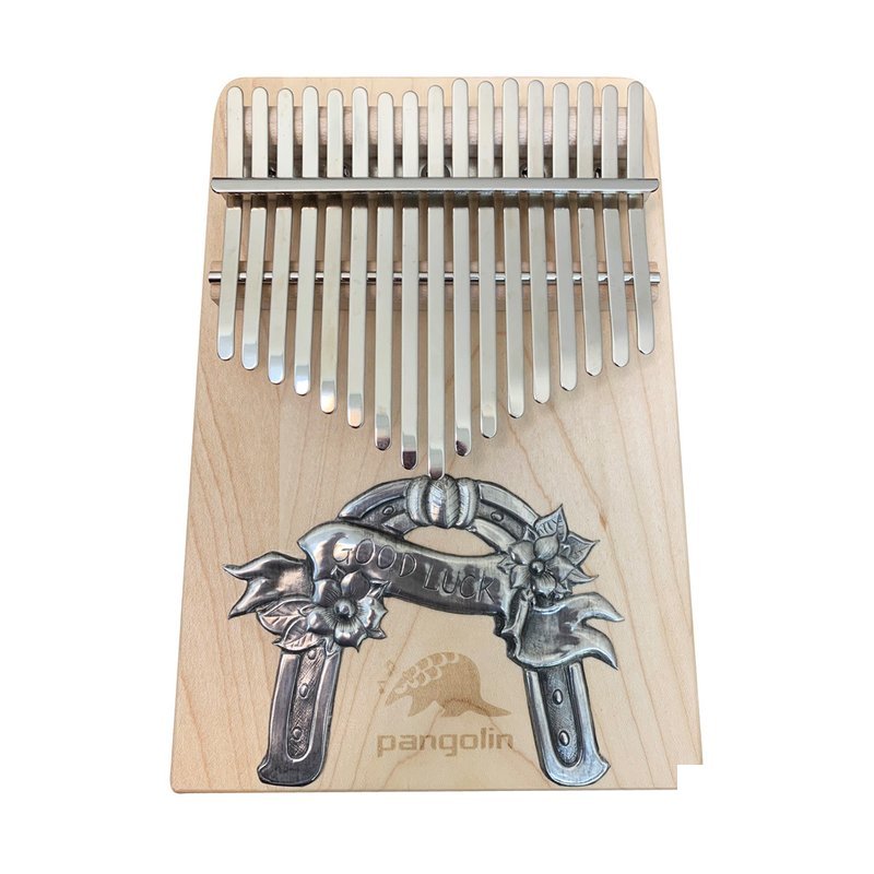【限量上市】楓木good luck藝術字錫雕卡林巴琴 拇指琴 — 三峽鼓 / 打擊