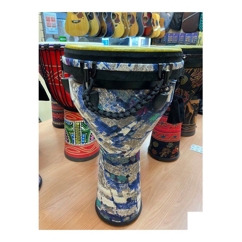 非洲鼓 12吋 ABS製主體 仿獸皮 可調整音色 贈20mm厚袋 水墨江南 — 三峽鼓 / 打擊