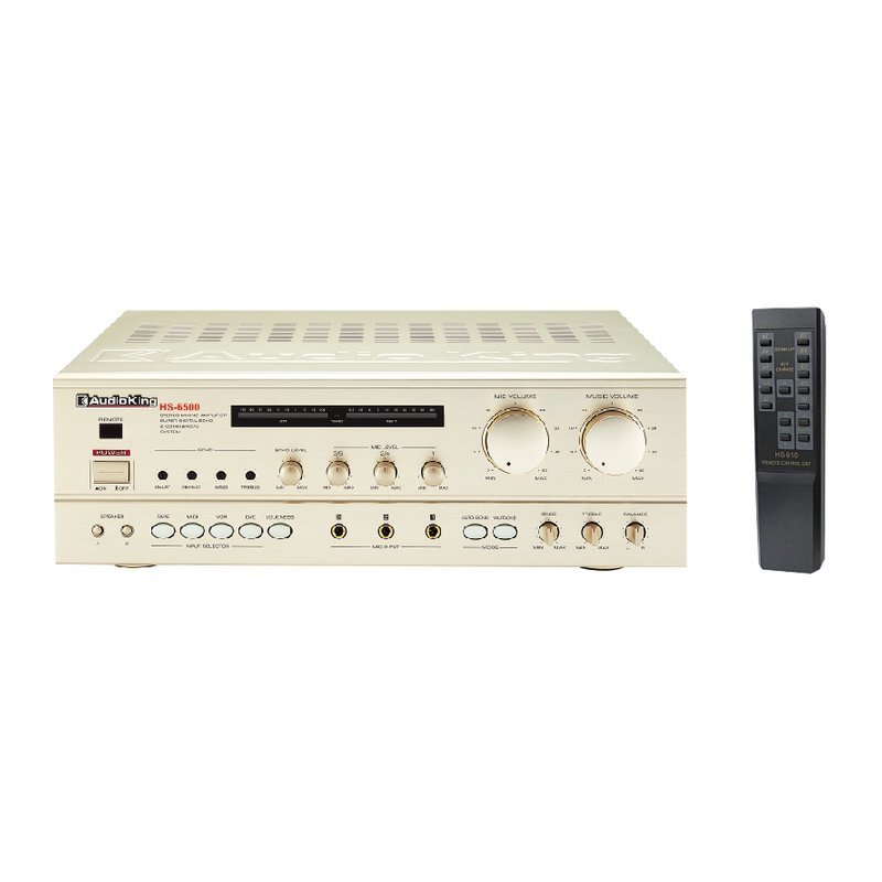 【台灣撼聲】專業/家庭兩用擴大機 HS-6500 — 三峽錄音 / 音響