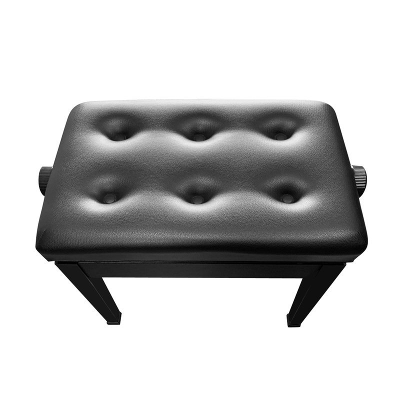 高級升降椅(黑色) 鋼琴專用升降琴椅 鋼琴亮漆 (可以調整高度 方便舒適) — 三峽鍵盤 / 鋼琴