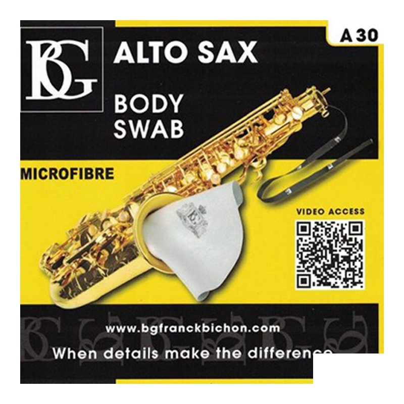 中音薩克斯風通條布 BG A30 — 三峽銅管 / 管樂