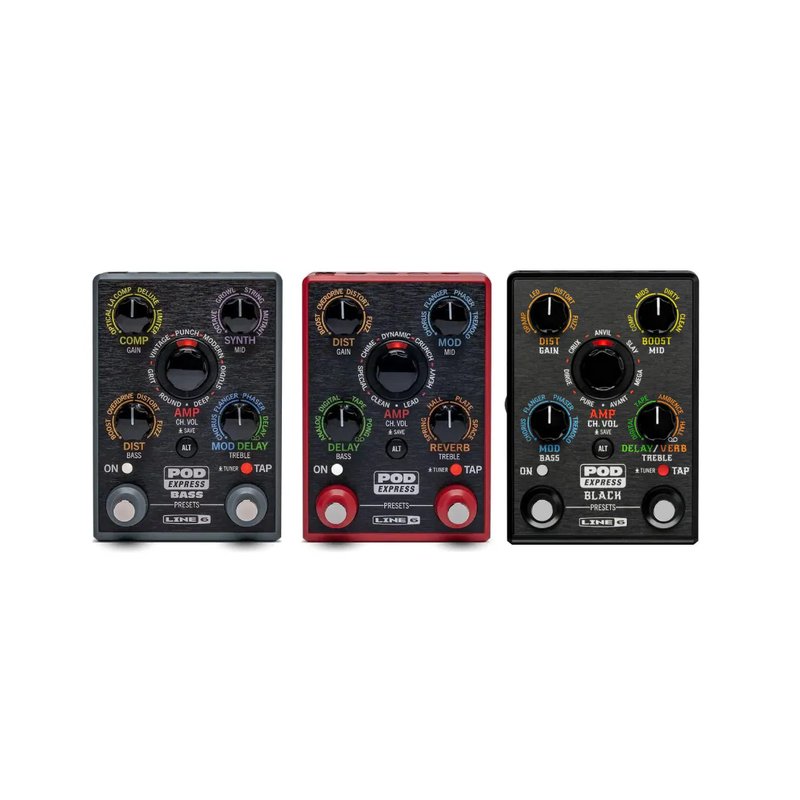 Line 6 Line6 / POD Express 綜合效果器(吉他/貝斯) — 三峽吉他 / Bass