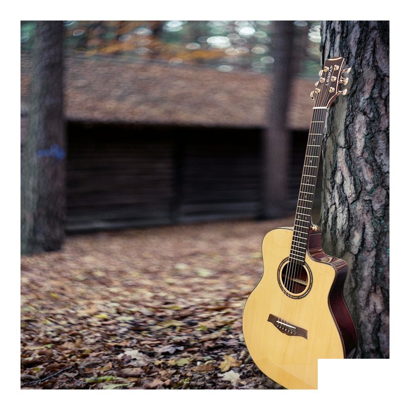 LEGPAP LEGPAP GA520NA 41吋 GA桶 雲杉木 全單板吉他 玫瑰木側背板 民謠吉他 — 三峽木吉他 / 民謠吉他