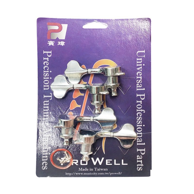 PING PING WELL 賓瑋 吉他弦鈕 台灣品牌 PT303C(鉻) — 三峽弦樂器