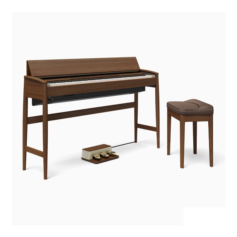 Roland Roland Kiyola KF-10 88鍵 數位實木鋼琴 聯手日本Karimoku手工製作 數位鋼琴 胡桃木色 — 三峽電鋼琴 / 鍵盤
