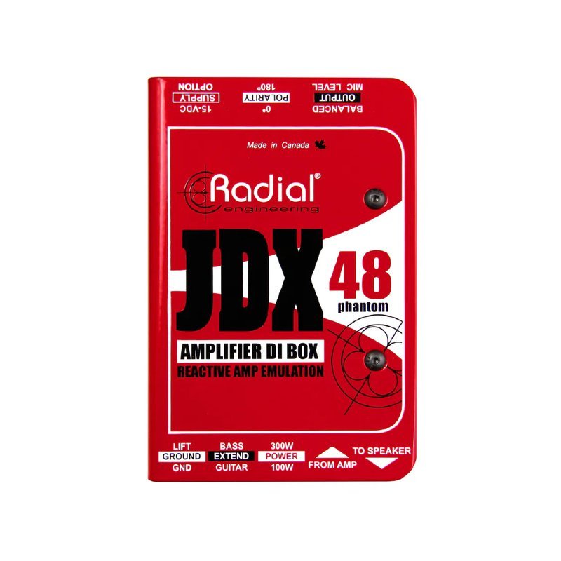 Radial Radial / JDX48 主動式DI Box (頭+身體音箱專用) — 三峽音響 / 音箱