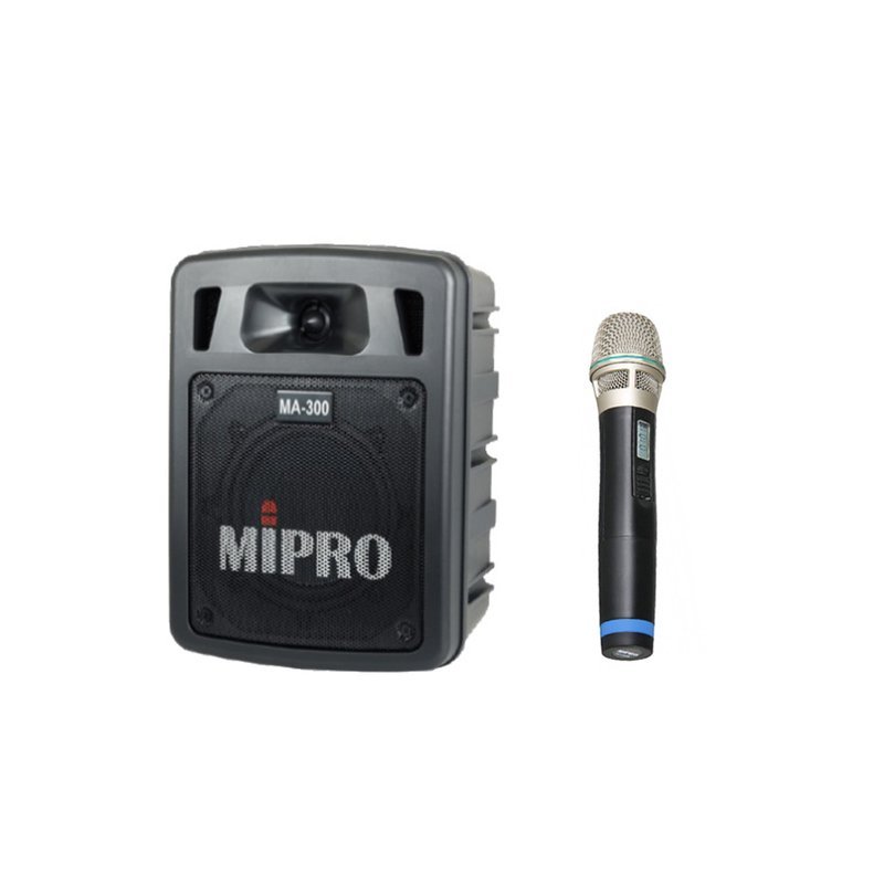 MIPRO MIPRO MA-300/ACT-32H 單頻 手提式 無線擴音機 支援 藍芽 USB(含麥克風一支) — 三峽麥克風