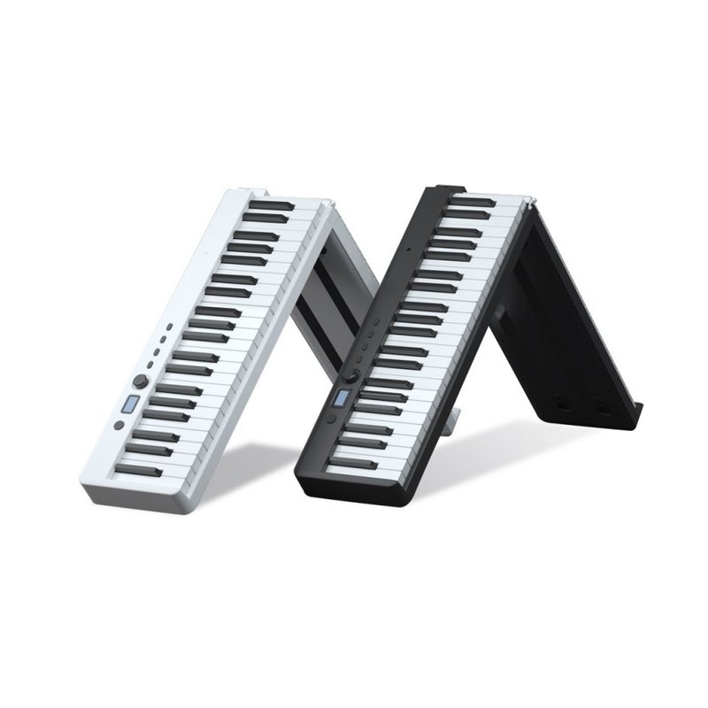 標準型88鍵電鋼琴 親民價 便捷式摺疊電鋼琴 旅行鋼琴 黑色(附贈袋子) — 三峽鍵盤 / 鋼琴