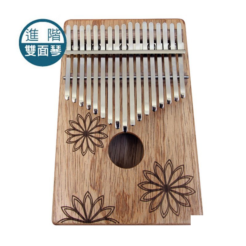 MIT Cheering of Blossom Double-side Box-type Kalimba MIT Cheering of Blossom Double-side Box-type Kalimba / Thumb Piano (with silver white keys &amp; bag) — 三峽電鋼琴 / 鍵盤