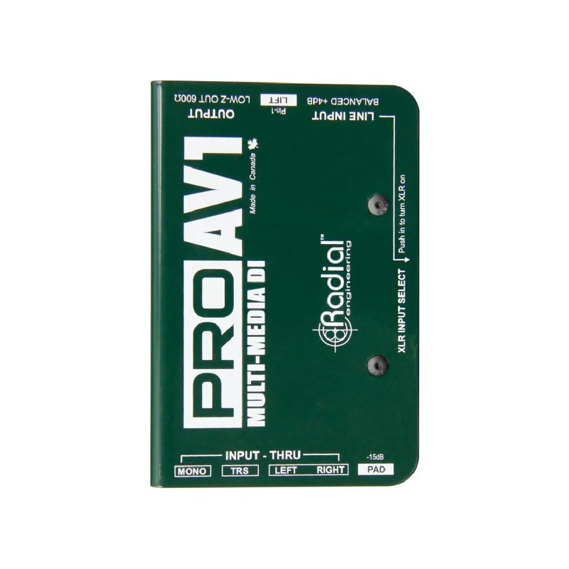 Radial Radial / ProAV1 ProAV2 被動式DI Box — 三峽音響 / 音箱