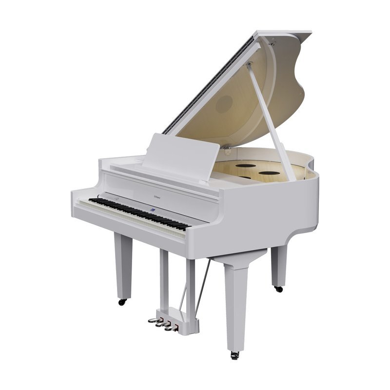 Roland 【Roland】Roland GP-9M PW Grand Piano 平台鋼琴 數位鋼琴 Digital Piano 白色 — 三峽電鋼琴 / 鍵盤