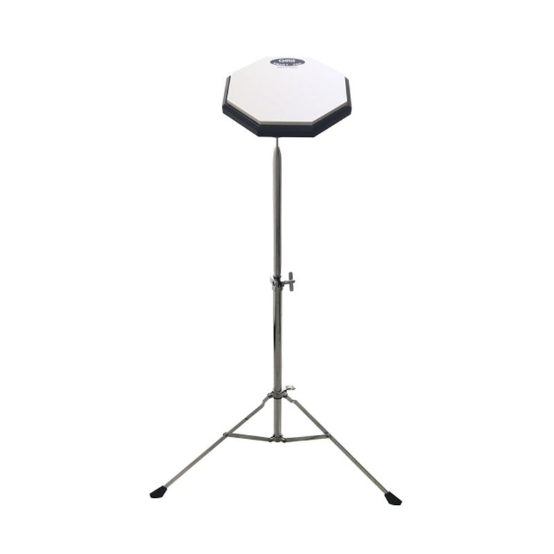 CHRIS CHRIS 8吋 打點板+專用腳架組 八角形 爵士鼓練習 — 三峽鼓 / 打擊