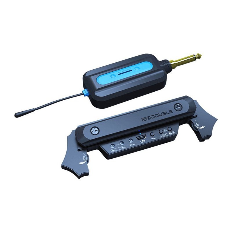 DOUBLE Double X2 民謠吉他專用拾音器 木吉他拾音器 雙系統 USB充電 — 三峽木吉他 / 民謠吉他