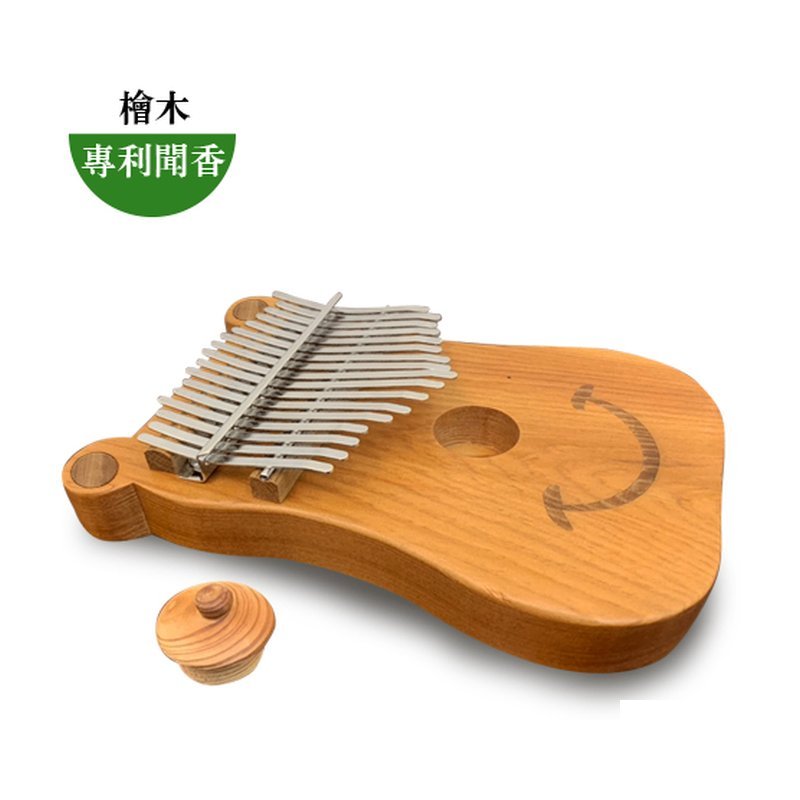 拇指琴-卡林巴-熊香香板式聞香 拇指琴 KALIMBA (檜木) — 三峽鼓 / 打擊