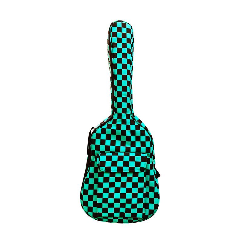 綠黑方格吉他袋 民謠吉他 話題人物 樂器袋 台灣製造 — 三峽吉他 / Bass