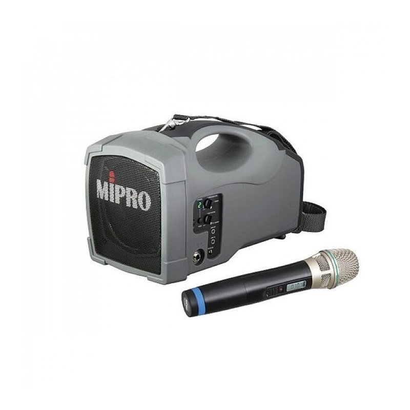 MIPRO 【MIPRO】MA-101B/ACT-32H 肩掛式無線擴音器+ACT-32H 手握式無線麥克風 — 三峽麥克風