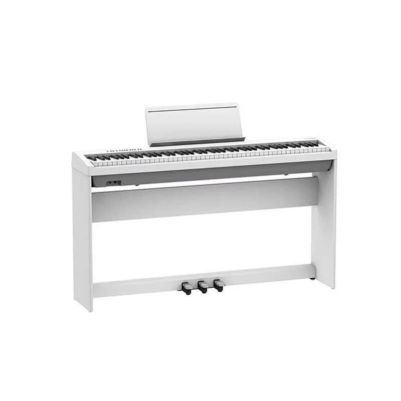 Roland Roland FP30X 電鋼琴 數位鋼琴 藍芽功能 公司貨 保固2年 88鍵 白色 (含琴架/三踏板) — 三峽電鋼琴 / 鍵盤