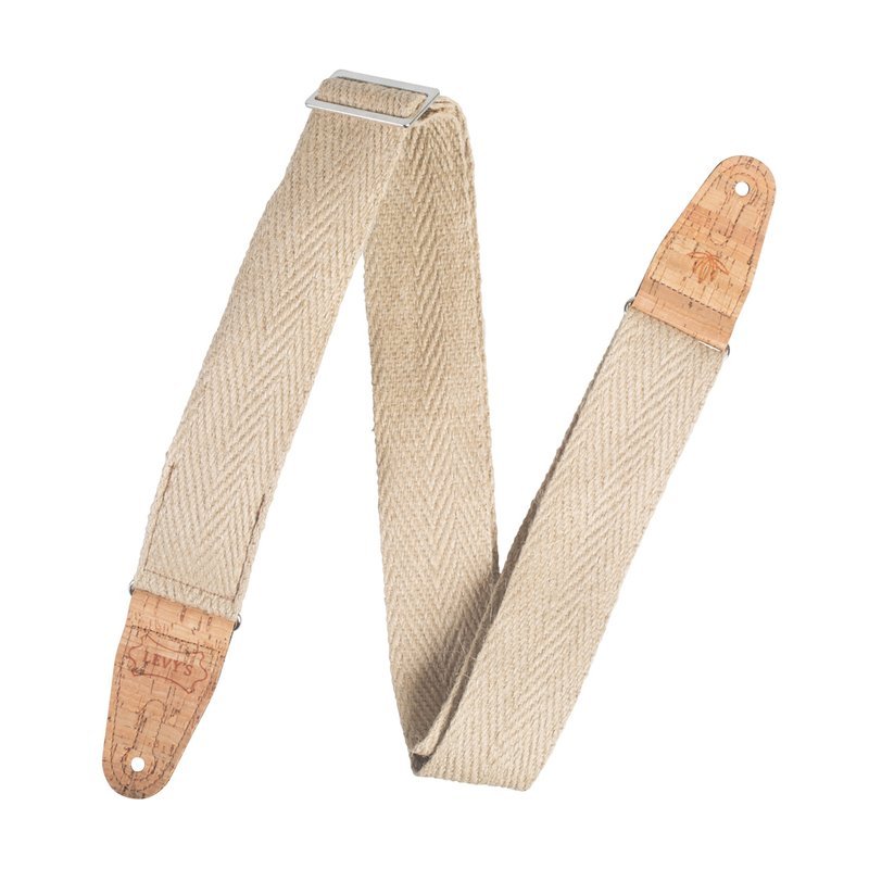 【LEVY'S】MH8P-NAT 吉他背帶 大麻纖維背帶 自然 — 三峽配件 / 週邊