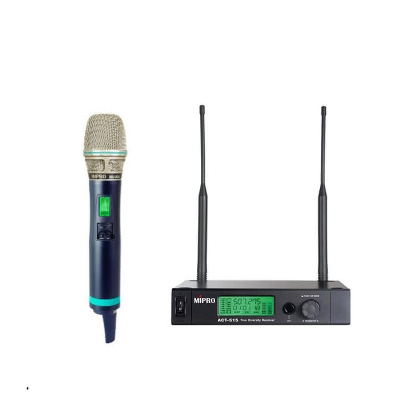 MIPRO 【MIPRO】ACT-515/ACT-500H 半U單頻道自動無線麥克風 卡拉OK/會議室/演講/KTV/教學 — 三峽麥克風