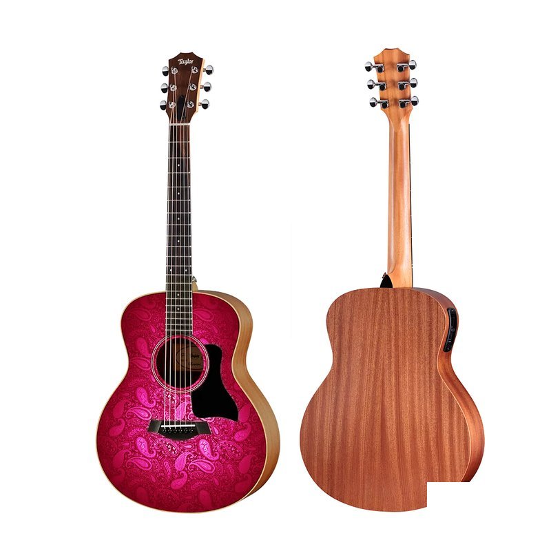 Taylor Taylor GS Mini-e Special Edition 特別版 紫紅色佩斯利花紋 電木吉他 雲杉面板 沙比利側背 EQ — 三峽木吉他 / 民謠吉他