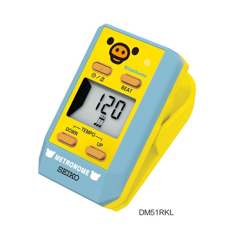 【SEIKO】DM51RKL 豬鼻雞 限定版節拍器/時鐘 藍/黃 — 三峽鼓 / 打擊