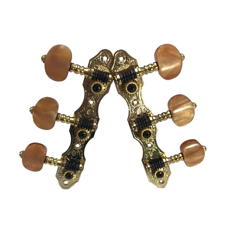 古典吉他弦鈕-PT201G(金色)無包裝 — 三峽吉他 / Bass