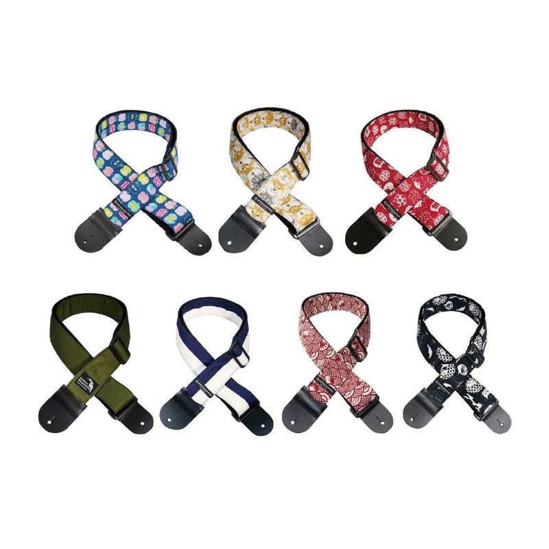Daiking Daiking / Guitar Strap 日本製造 吉他貝斯背帶(Canvas Navy, Chino Beige, Sushi Cat...共19色) — 三峽木吉他 / 民謠吉他
