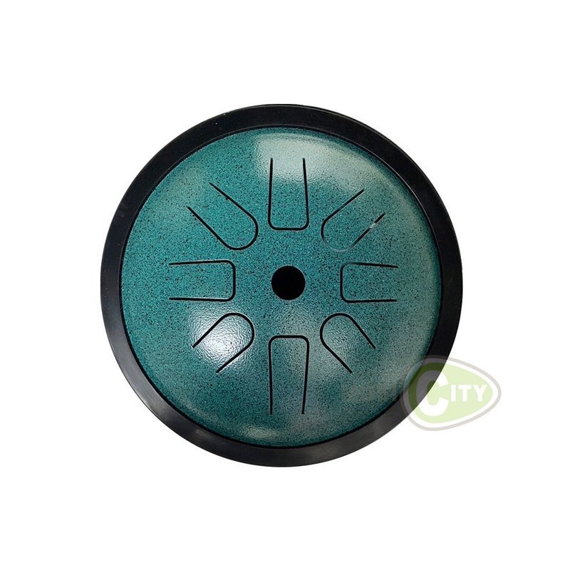 魯儒 6寸 8音 D調 高音鼓 伴侶鼓 空靈鼓 療癒樂器 碟型 正版(贈精美禮盒/鼓棒)孔雀石 — 三峽鼓 / 打擊