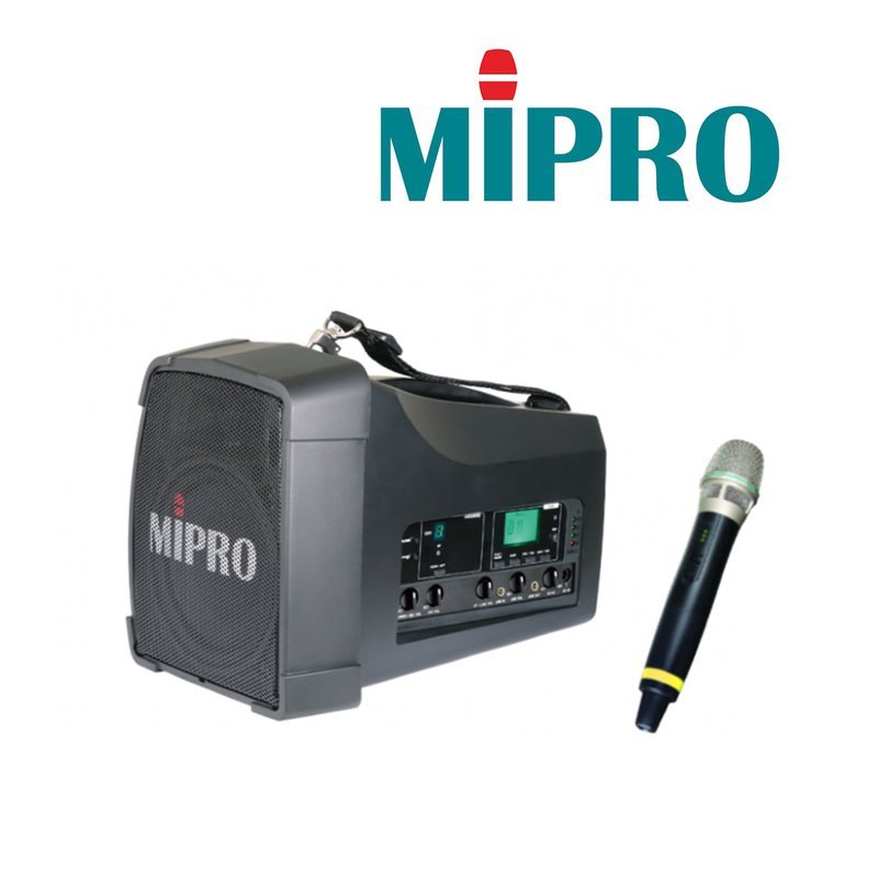 MIPRO 【MIPRO】MA-200/ACT-58H 5.8G單頻道大聲公無線擴音器 喊話器 麥克風 — 三峽麥克風