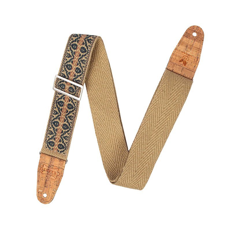 【LEVY'S】MH8P-007 吉他背帶 天然大麻織帶 — 三峽配件 / 週邊