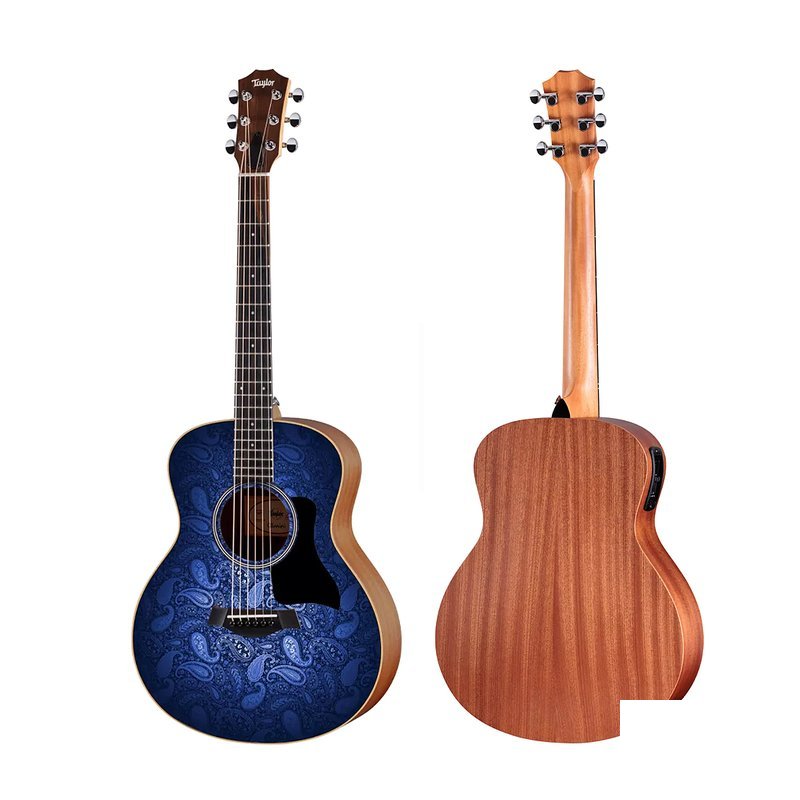Taylor Taylor GS Mini-e Special Edition 特別版 藍色佩斯利花紋 電木吉他 雲杉面板 沙比利側背 EQ — 三峽木吉他 / 民謠吉他