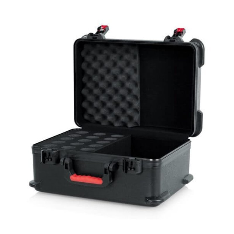 【新品上市】Gator Cases 豪華15支裝麥克風硬盒 麥克風箱(GTSA-MIC15) — 三峽麥克風
