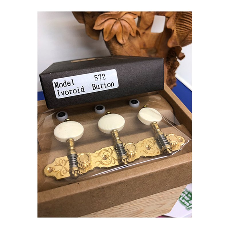 Perona 高階手工古典吉他弦鈕 (572WH) — 三峽吉他 / Bass