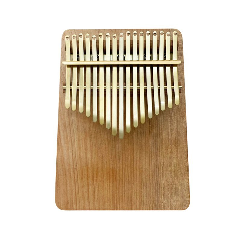 MIT MIT Taiwan Incense-cedar board-type Kalimba with PVD golden keys — 三峽鼓 / 打擊