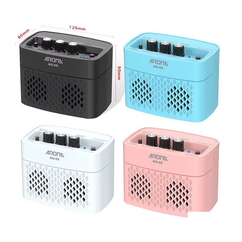 AROMA AG-05 迷你吉他藍芽音箱 迷你隨身小音箱 電吉他 AROMA AG-05 迷你吉他藍芽音箱 迷你隨身小音箱 電吉他 / 貝斯迷你音箱 5W — 三峽吉他 / Bass