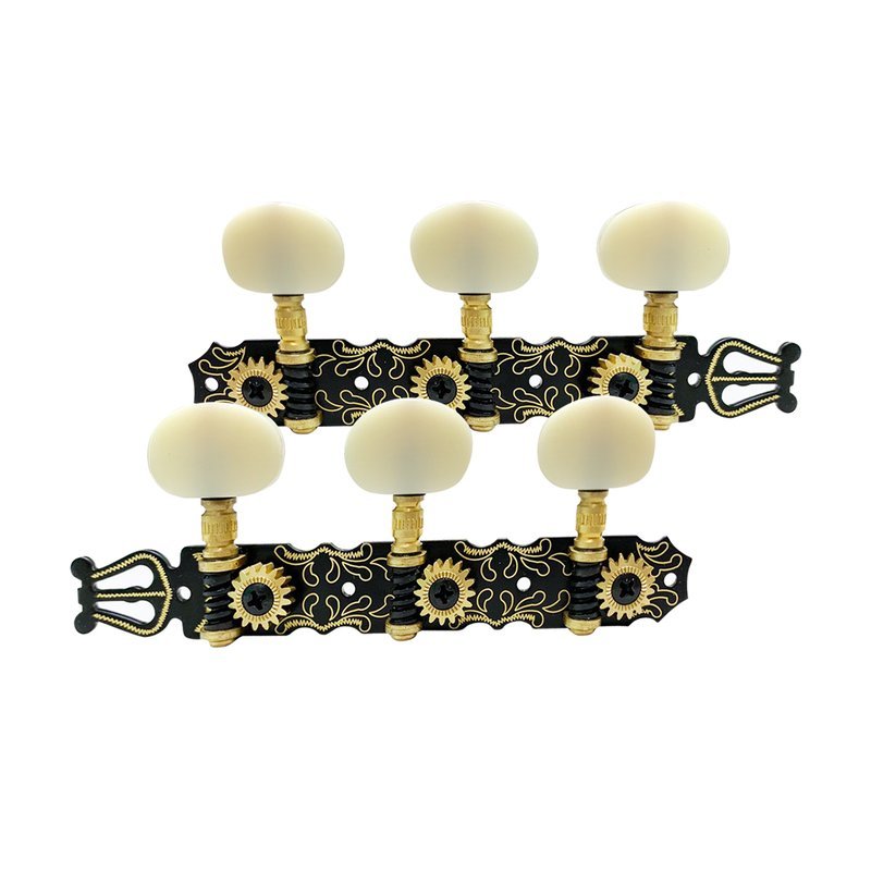 古典吉他弦鈕-PT203B(黑色)-無包裝 — 三峽吉他 / Bass