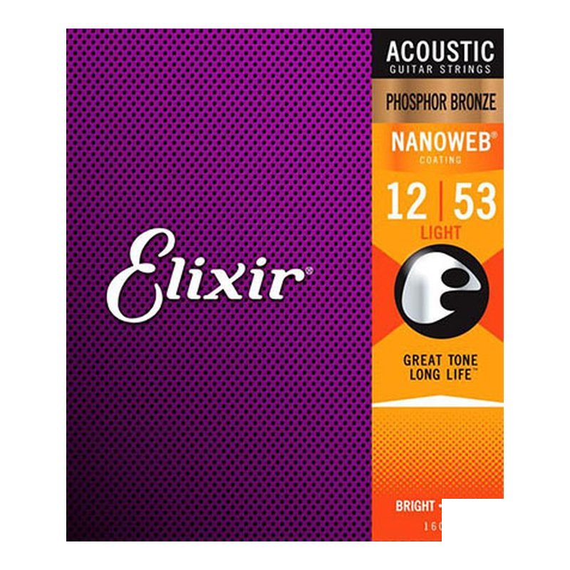 Elixir 木吉他弦 ELIXIR NANOWEB 磷青銅 (16052) — 三峽木吉他 / 民謠吉他