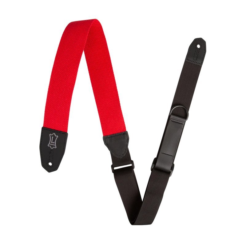 【LEVY'S】MRHC-RED 吉他背帶 — 三峽配件 / 週邊