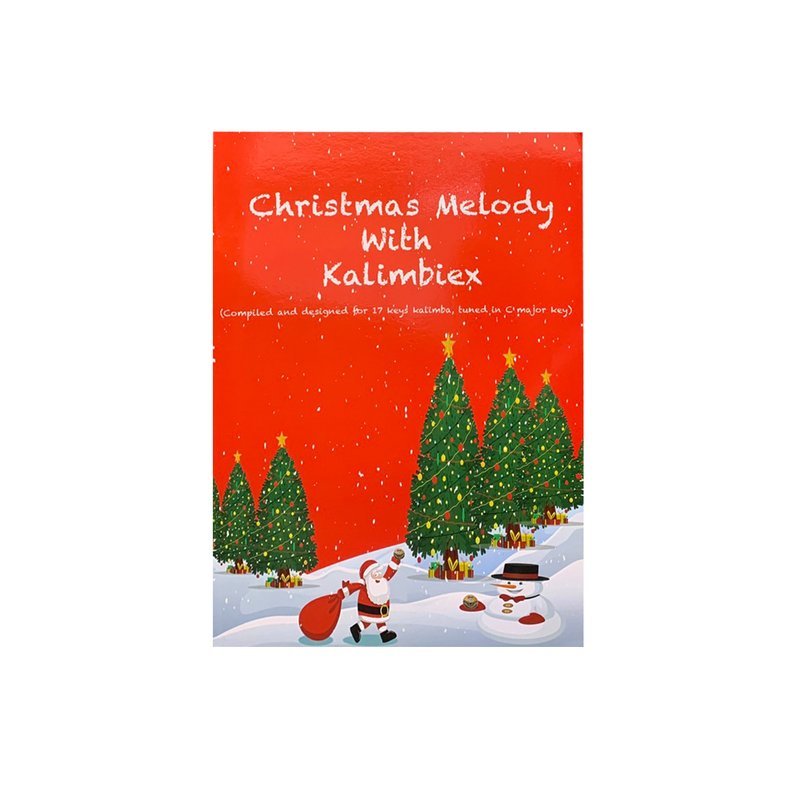 Christmas Melody With Kalimbiex卡林巴的聖誕旋律 卡林巴教材 含23首聖誕歌曲 聖誕樂譜 — 三峽鼓 / 打擊