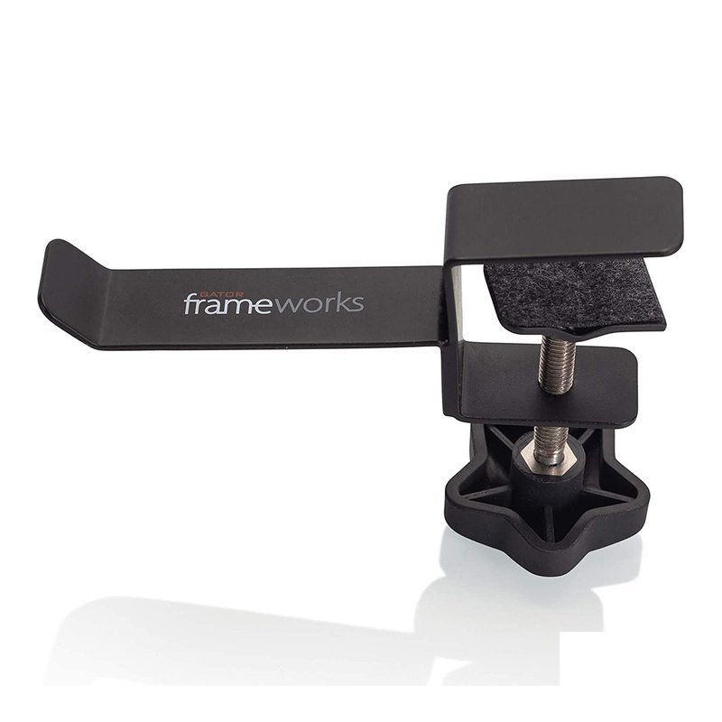 【新品上市】Gator Frameworks 夾式耳機桌邊掛架(GFW-HP-HANGERDESK) — 三峽錄音 / 音響