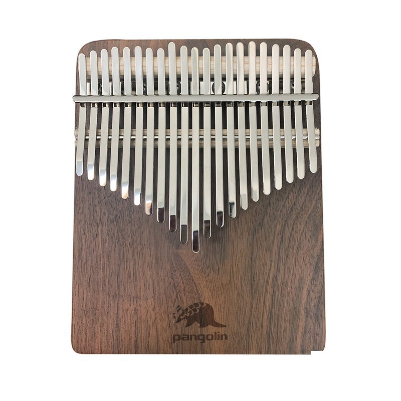 【NEW】MIT Walnut Board-type Kalimba with 21 Silver Keys Thumb piano — 三峽鍵盤 / 鋼琴