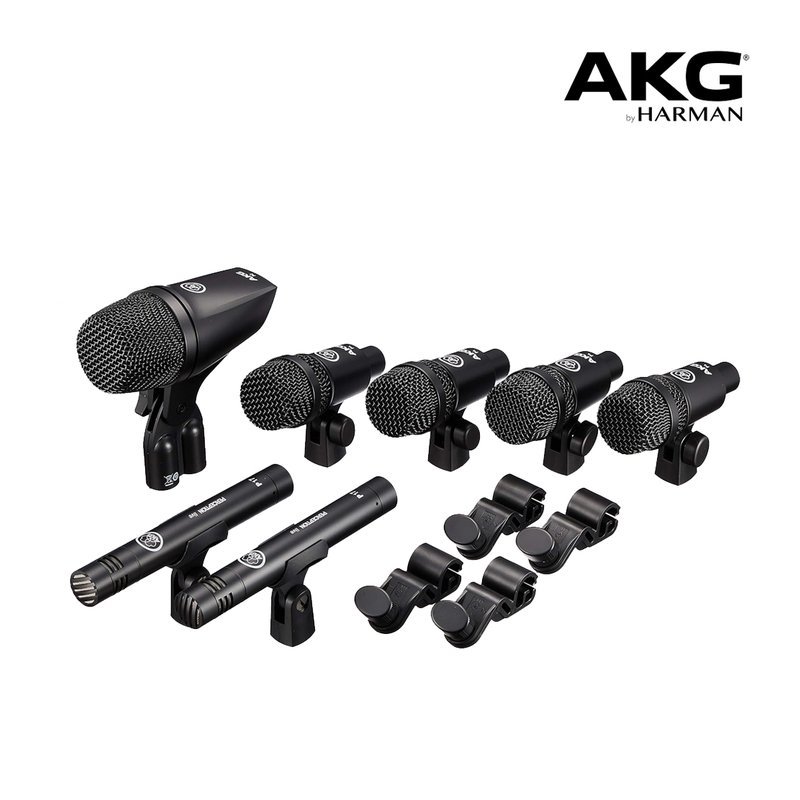 AKG AKG AKG Drum Set Session I 鼓組收音麥克風套組(7件組) 心型指向 原廠公司貨 — 三峽銅管 / 管樂