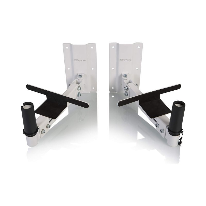 Gator 【GATOR】GFWSPKWM100W 壁掛式喇叭支架 白色（一對） — 三峽音響 / 音箱